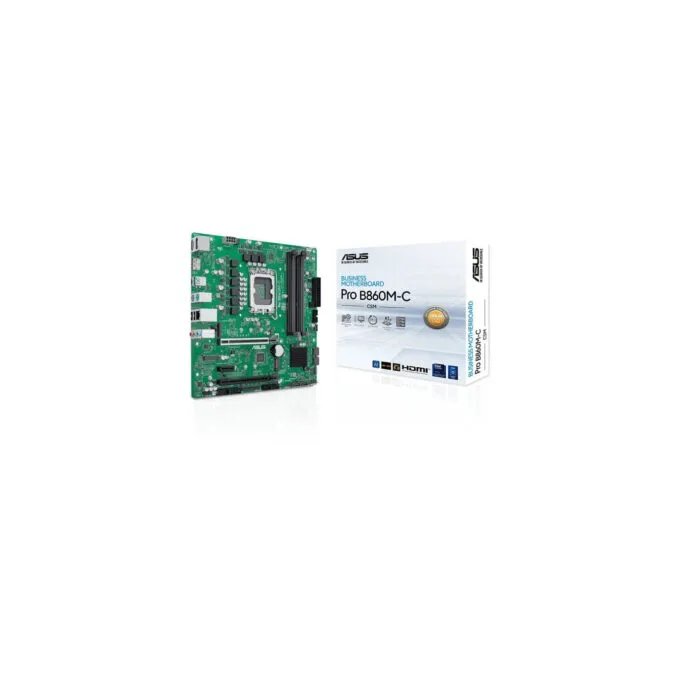 ASUS PRO B860M-C-CSM LGA1851 µATX B860 DDR5 Motherboard — image 1