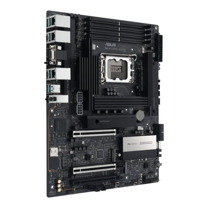 ASUS Pro WS Z890-ACE SE - LGA1851 ATX Workstation Motherboard, DDR5, 4x M.2, PCIe 5.0, 10Gb/2.5Gb/1Gb LAN, 7.1 Audio — image 4