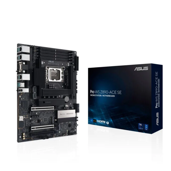 ASUS Pro WS Z890-ACE SE - LGA1851 ATX Workstation Motherboard, DDR5, 4x M.2, PCIe 5.0, 10Gb/2.5Gb/1Gb LAN, 7.1 Audio — image 1