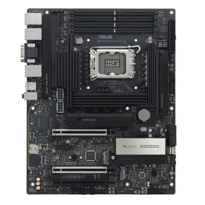 ASUS Pro WS Z890-ACE SE - LGA1851 ATX Workstation Motherboard, DDR5, 4x M.2, PCIe 5.0, 10Gb/2.5Gb/1Gb LAN, 7.1 Audio — image 2