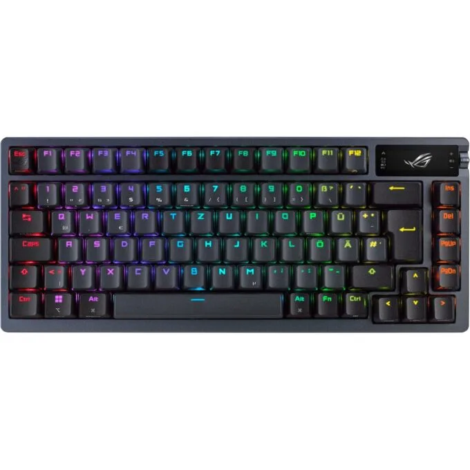 Asus ROG Azoth Gaming Keyboard - Azoth - Per-Key RGB, Tri-Mode Wireless — image 1