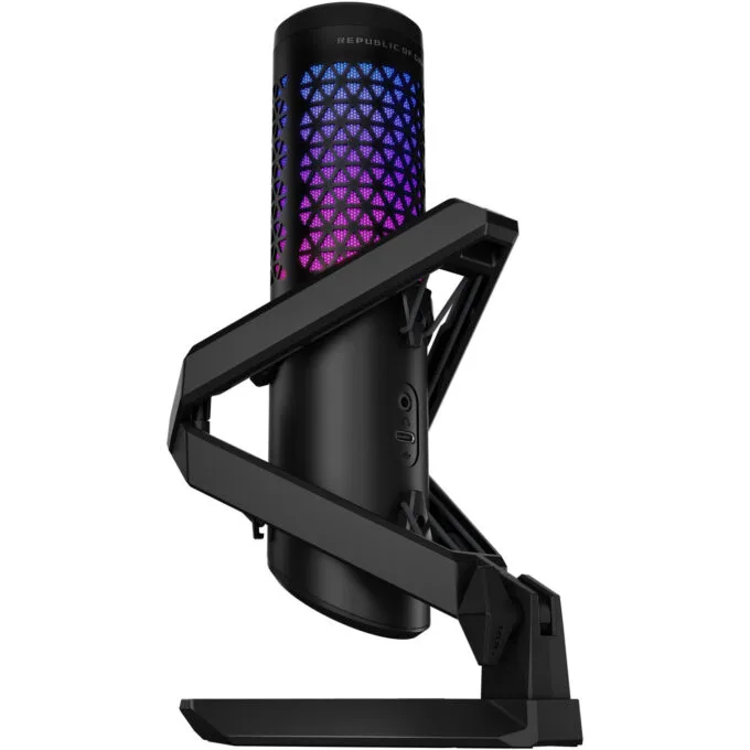 ASUS ROG Carnyx USB Table Microphone - Black - Cardioid, USB-C, 24-bit/192kHz, 120 dB SPL — image 2