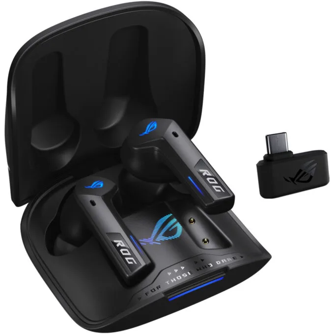 ASUS ROG Cetra Speednova True Wireless Earbuds - Black - ANC, Bluetooth 5.3, Gaming — image 1