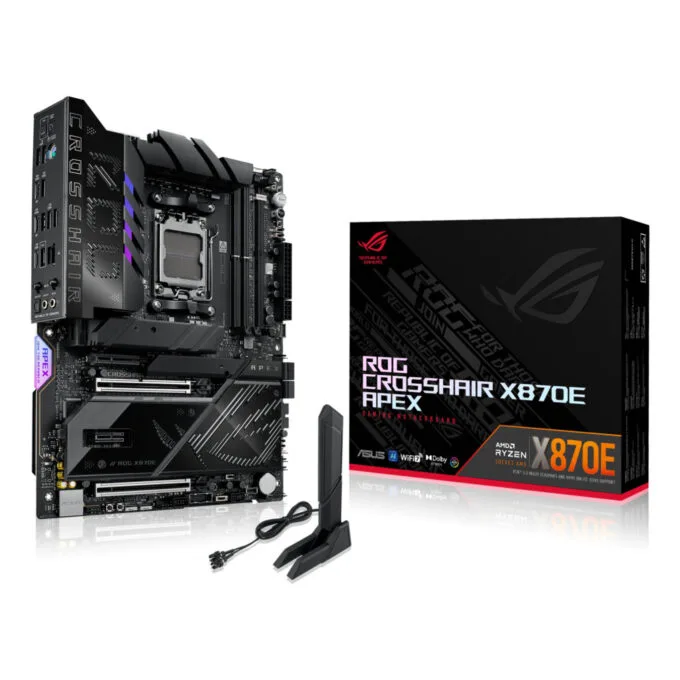 ASUS ROG Crosshair X870E APEX - AM5 ATX Motherboard, AMD X870E, DDR5, 128GB, Wi-Fi 7, 5GbE, PCIe 5.0 — image 1