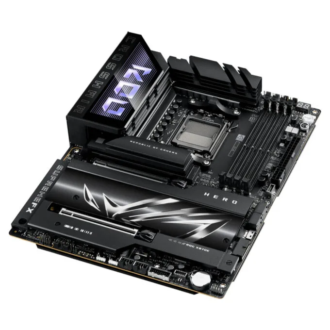 ASUS ROG Crosshair X870E Hero - AM5 ATX Motherboard - DDR5, 4x DIMM, 192GB, PCIe 5.0, Wi-Fi 7, USB4 — image 5