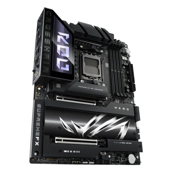 ASUS ROG Crosshair X870E Hero - AM5 ATX Motherboard - DDR5, 4x DIMM, 192GB, PCIe 5.0, Wi-Fi 7, USB4 — image 6