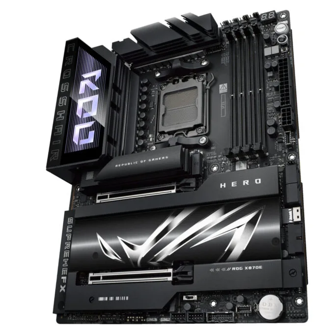 ASUS ROG Crosshair X870E Hero - AM5 ATX Motherboard - DDR5, 4x DIMM, 192GB, PCIe 5.0, Wi-Fi 7, USB4 — image 7