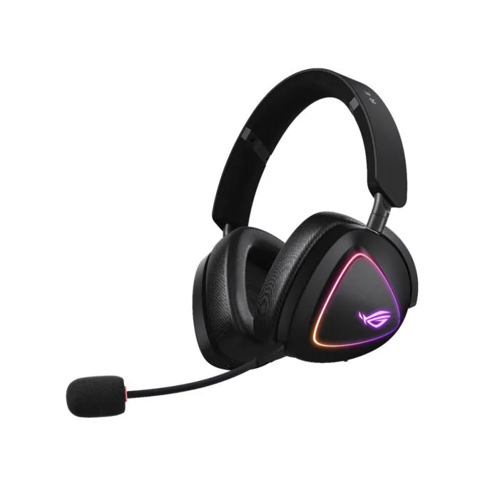 ASUS ROG Delta II Wired & Dual Wireless Gaming Headset - Black USB-C 2.4GHz RGB — image 1