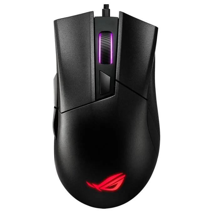 ASUS ROG Gladius II Core 6200 DPI Wired Gaming Mouse Black — image 1
