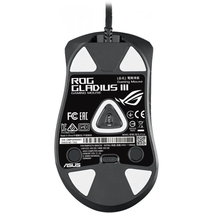 ASUS ROG Gladius III Gaming Mouse - 26,000 DPI Wired USB - Black — image 6
