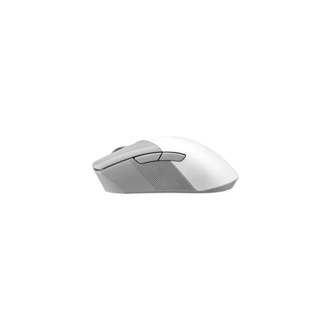 ASUS ROG Gladius III Wireless Aimpoint WT - White - Right-Hand, 36,000 DPI, Tri-Mode (2.4G/BT/USB), USB-C — image 2