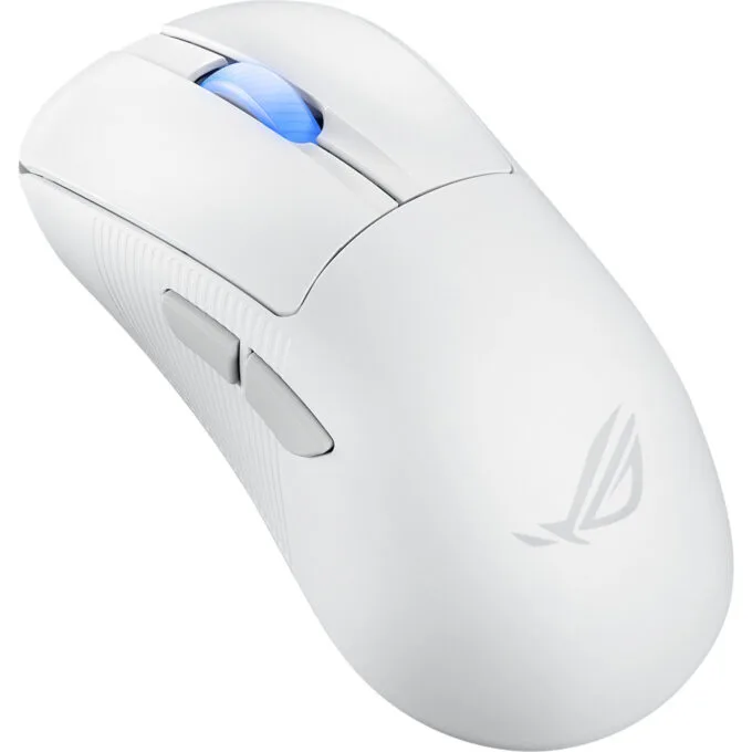 ASUS ROG Keris II Ace Wireless Gaming Mouse - Right-Hand, Tri-Mode (2.4G/BT/USB), 42,000 DPI, White — image 2