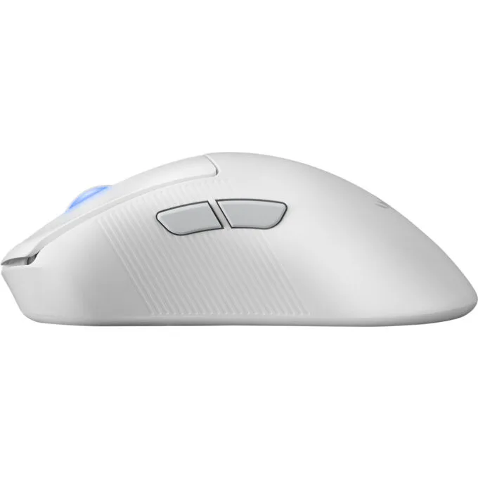 ASUS ROG Keris II Ace Wireless Gaming Mouse - Right-Hand, Tri-Mode (2.4G/BT/USB), 42,000 DPI, White — image 3