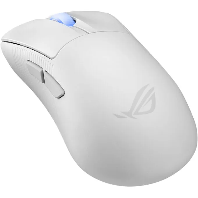ASUS ROG Keris II Ace Wireless Gaming Mouse - Right-Hand, Tri-Mode (2.4G/BT/USB), 42,000 DPI, White — image 8
