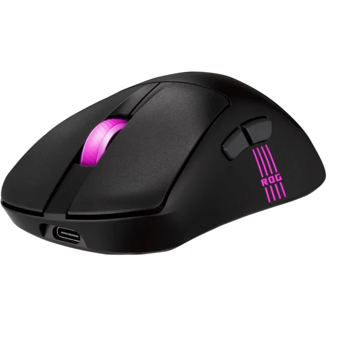ASUS ROG Keris II Origin - Tri-Mode Gaming Mouse (Black) - 42,000 DPI, 8,000 Hz, Right-Hand — image 8
