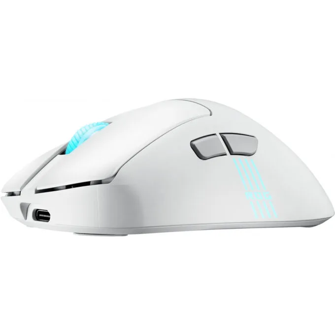 ASUS ROG Keris II Origin - Tri-Mode Wireless Gaming Mouse - 42,000 DPI - White — image 7