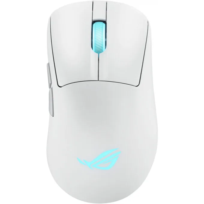 ASUS ROG Keris II Origin - Tri-Mode Wireless Gaming Mouse - 42,000 DPI - White — image 1
