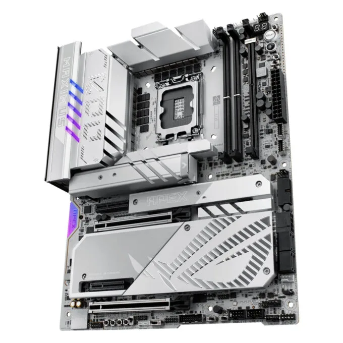 ASUS ROG Maximus Z890 APEX - LGA1851 Socket V1 - DDR5 2-DIMM, up to 96GB, Silver Cobble-Gray — image 3