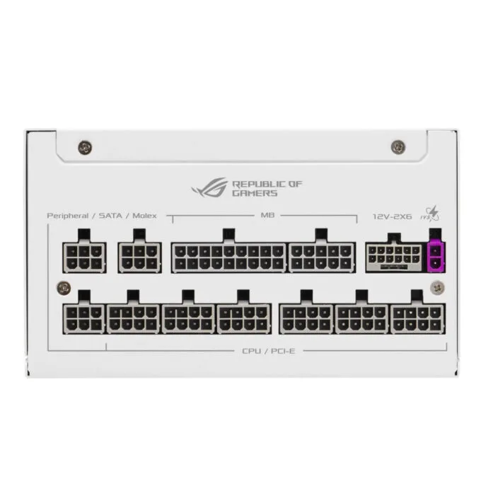 ASUS ROG Strix 1000P - 90YE00W4-B0NA00 - 1000W ATX 3.1, 80 PLUS Platinum, Fully-Modular, White — image 4