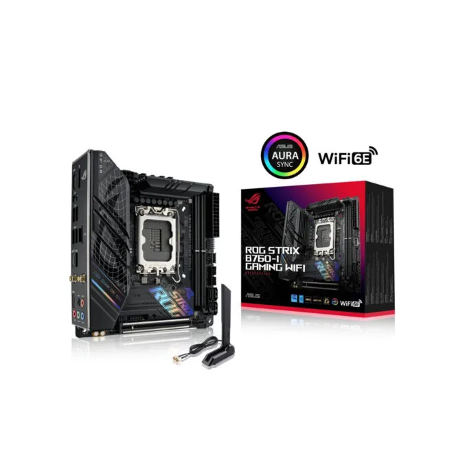ASUS ROG Strix B760-I Gaming WiFi - Mini-ITX LGA1700 DDR5 (up to 96GB), 2x M.2, PCIe 5.0, 2.5Gb LAN, Wi-Fi 6E — image 2