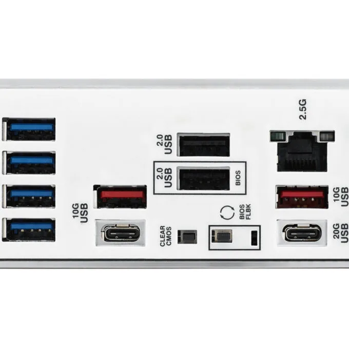 ASUS ROG Strix B850-G Gaming WiFi - AM5 - White PCB, DDR5, PCIe 5.0, WiFi 7, USB 20Gbps Type-C — image 7