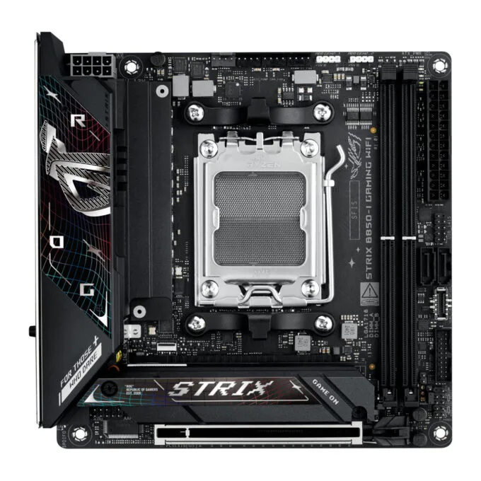 ASUS ROG Strix B850-I Gaming WiFi - B850-I - Mini-ITX, AM5, DDR5 up to 8400MHz, 96GB, PCIe 5.0, Wi‑Fi 7, 2.5GbE, Black — image 2
