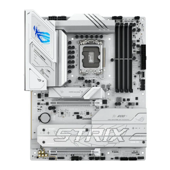 ASUS ROG Strix B860-A Gaming WiFi - ATX LGA1851 DDR5 Motherboard, White, 4x DIMM 256GB, Wi-Fi 7, 2.5Gb LAN — image 1