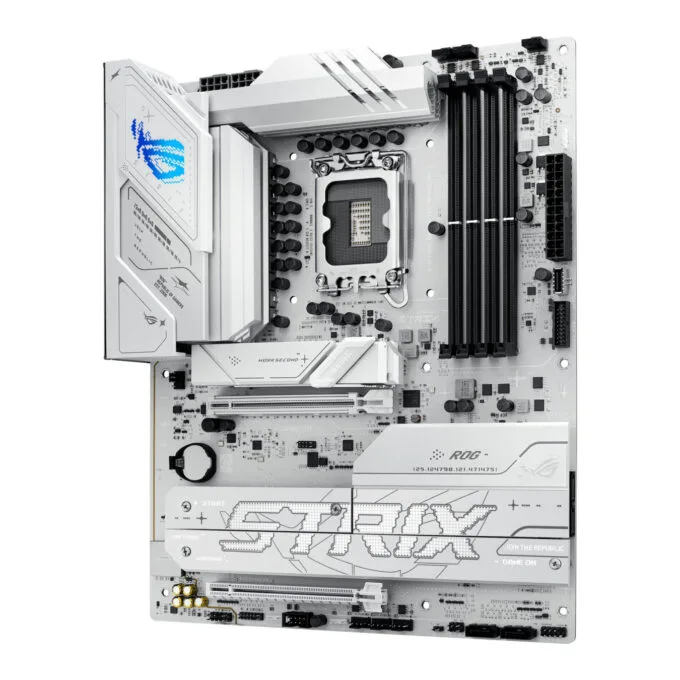 ASUS ROG Strix B860-A Gaming WiFi - ATX LGA1851 DDR5 Motherboard, White, 4x DIMM 256GB, Wi-Fi 7, 2.5Gb LAN — image 2