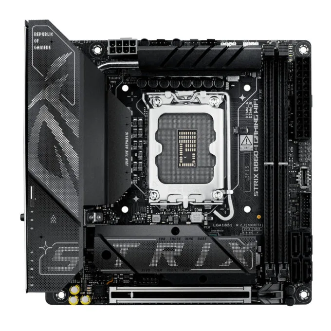 ASUS ROG STRIX B860-I GAMING WiFi - B860-I - Mini-ITX, DDR5 128GB, PCIe 5.0, Wi-Fi 7, 2.5GbE — image 1