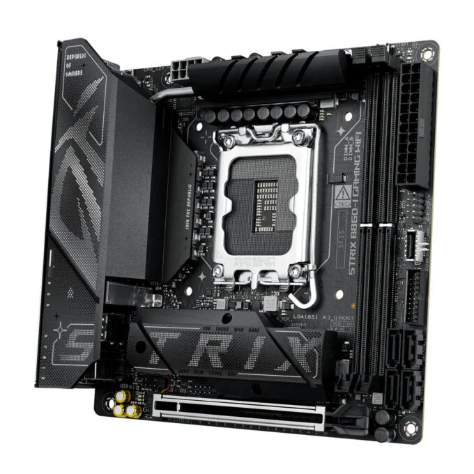 ASUS ROG STRIX B860-I GAMING WiFi - B860-I - Mini-ITX, DDR5 128GB, PCIe 5.0, Wi-Fi 7, 2.5GbE — image 2