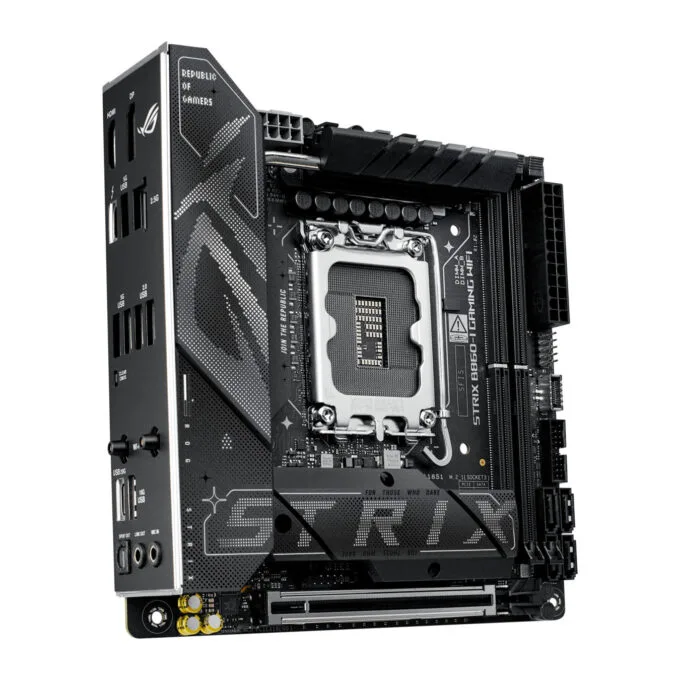 ASUS ROG STRIX B860-I GAMING WiFi - B860-I - Mini-ITX, DDR5 128GB, PCIe 5.0, Wi-Fi 7, 2.5GbE — image 3