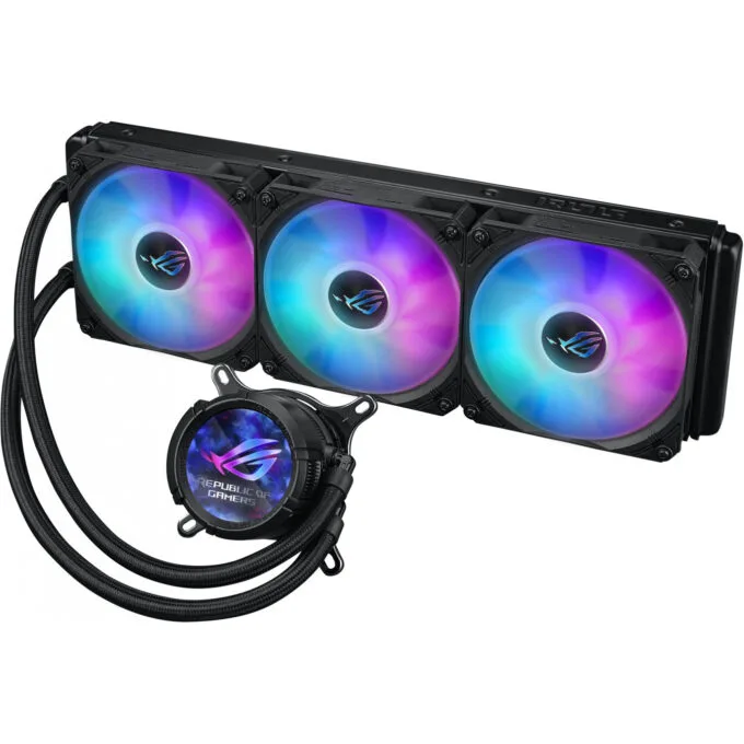 ASUS ROG Strix LC III 360 ARGB LCD AIO Liquid Cooler - 360mm Radiator, Black — image 2