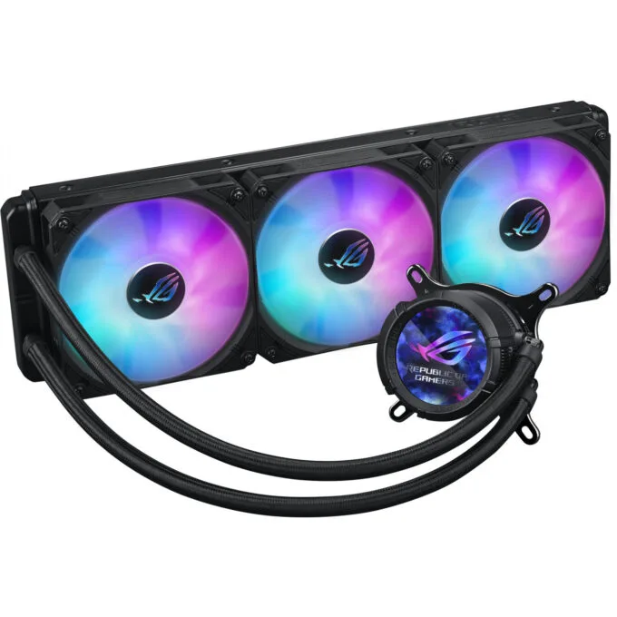 ASUS ROG Strix LC III 360 ARGB LCD AIO Liquid Cooler - 360mm Radiator, Black — image 4