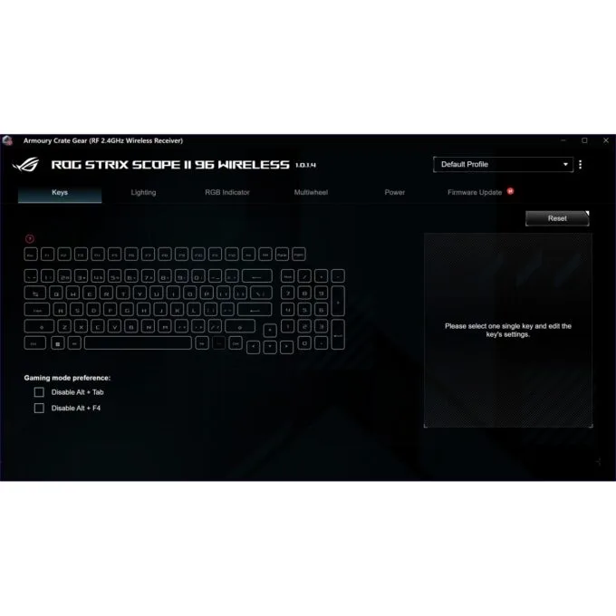 ASUS ROG Strix Scope II 96 Wireless Mechanical Gaming Keyboard — image 8