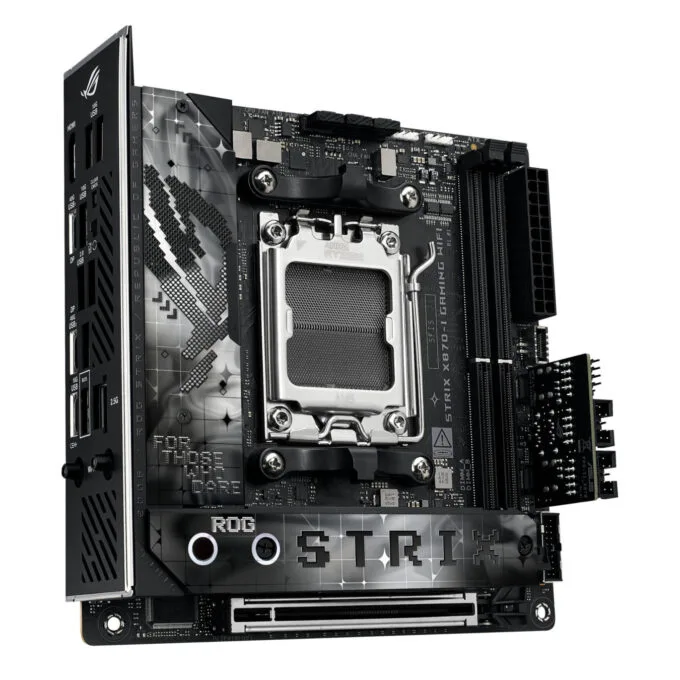 ASUS ROG Strix X870-I Gaming WiFi - AM5 Mini-ITX - DDR5, PCIe 5.0, Wi-Fi 7, 2x M.2, 96GB Max - Black — image 3