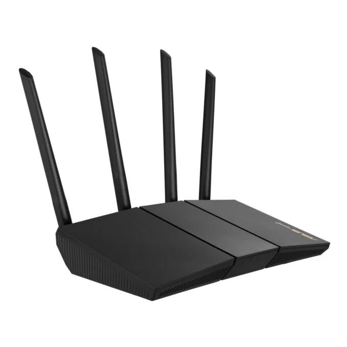 ASUS RT-AX57 AX3000 WiFi 6 Dual-band Router - 1.7GHz Quad-core 256MB RAM — image 1