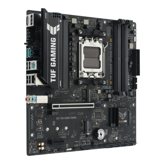 ASUS TUF A620AM-PLUS (AM5) - A620AM-PLUS - AMD AM5 Socket, DDR5, 4x DIMM, 256 GB max, 2x M.2, Micro-ATX — image 2