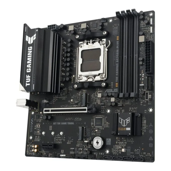 ASUS TUF A620AM-PLUS (AM5) - A620AM-PLUS - AMD AM5 Socket, DDR5, 4x DIMM, 256 GB max, 2x M.2, Micro-ATX — image 3