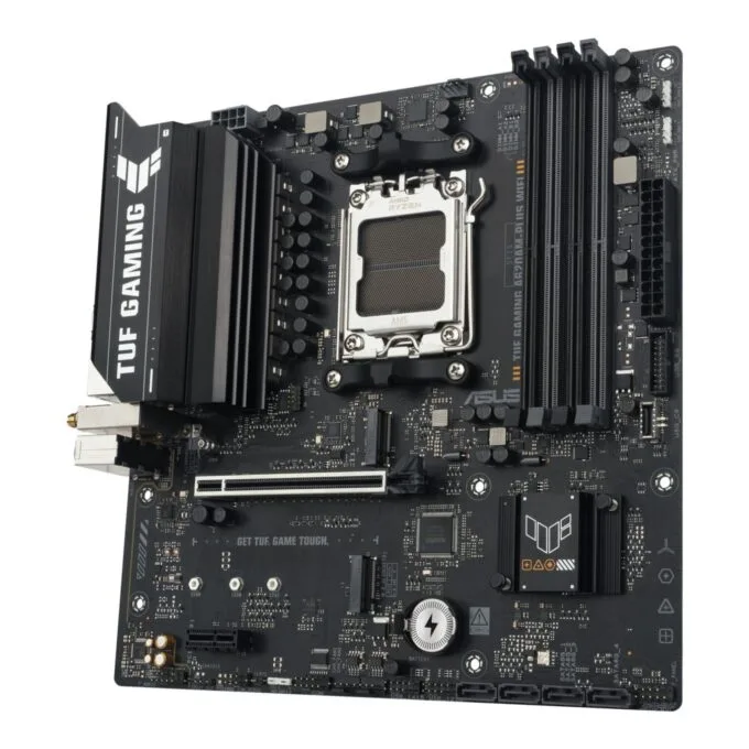 ASUS TUF A620AM-PLUS WIFI - A620AM-PLUS WIFI - Micro-ATX AM5 DDR5 Motherboard, 2x M.2, 4x SATA, 2.5GbE, Wi-Fi 6 — image 3