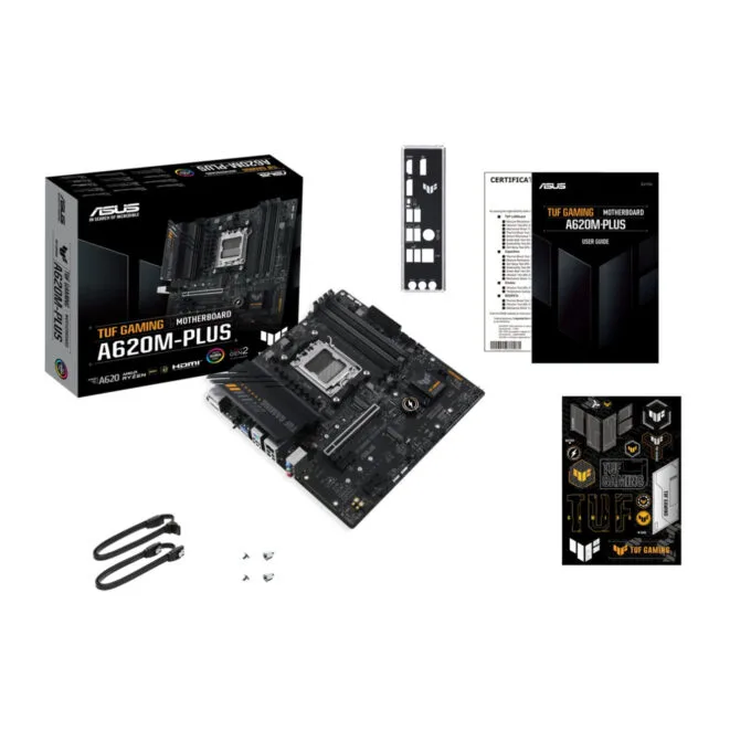 ASUS TUF A620M-PLUS - AM5 Micro-ATX Motherboard - DDR5, 4 DIMM, 128GB, PCIe 4.0, 2x M.2, 2.5Gb LAN, HDMI 2.1 — image 6