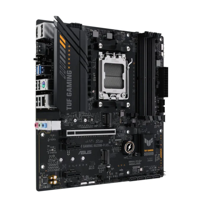 ASUS TUF A620M-PLUS - AM5 Micro-ATX Motherboard - DDR5, 4 DIMM, 128GB, PCIe 4.0, 2x M.2, 2.5Gb LAN, HDMI 2.1 — image 2