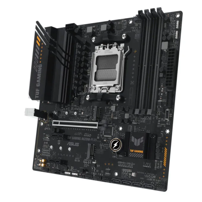 ASUS TUF A620M-PLUS - AM5 Micro-ATX Motherboard - DDR5, 4 DIMM, 128GB, PCIe 4.0, 2x M.2, 2.5Gb LAN, HDMI 2.1 — image 3
