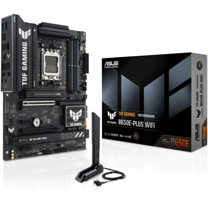 ASUS TUF B650E-PLUS Gaming WiFi - AM5 ATX Motherboard, DDR5, 256GB, Wi‑Fi 6E, PCIe 5.0, 2.5Gb LAN — image 1