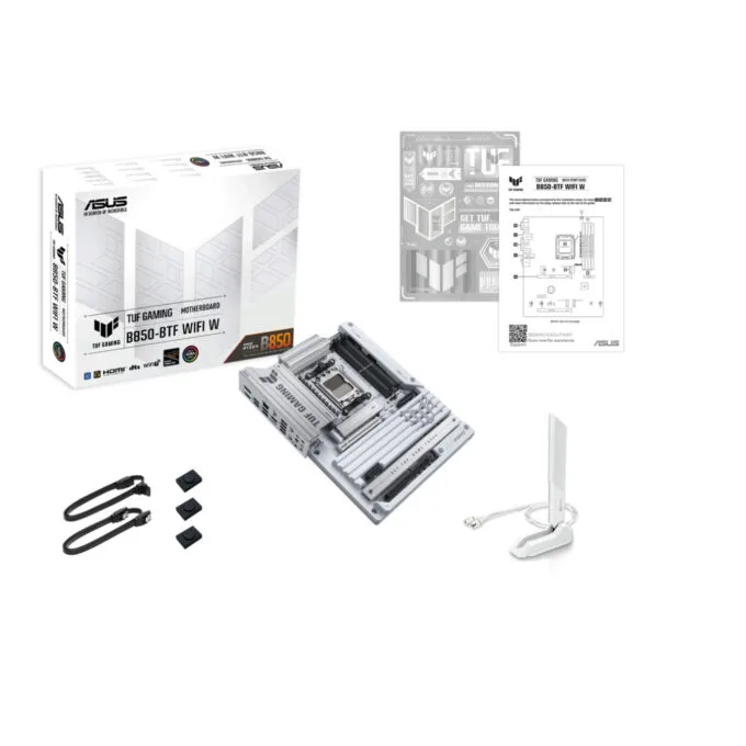 ASUS TUF B850 BTF WIFI W - AM5 ATX DDR5 Motherboard, White, Up to 256GB, 3x M.2, Wi-Fi 7, 2.5Gb LAN — image 4