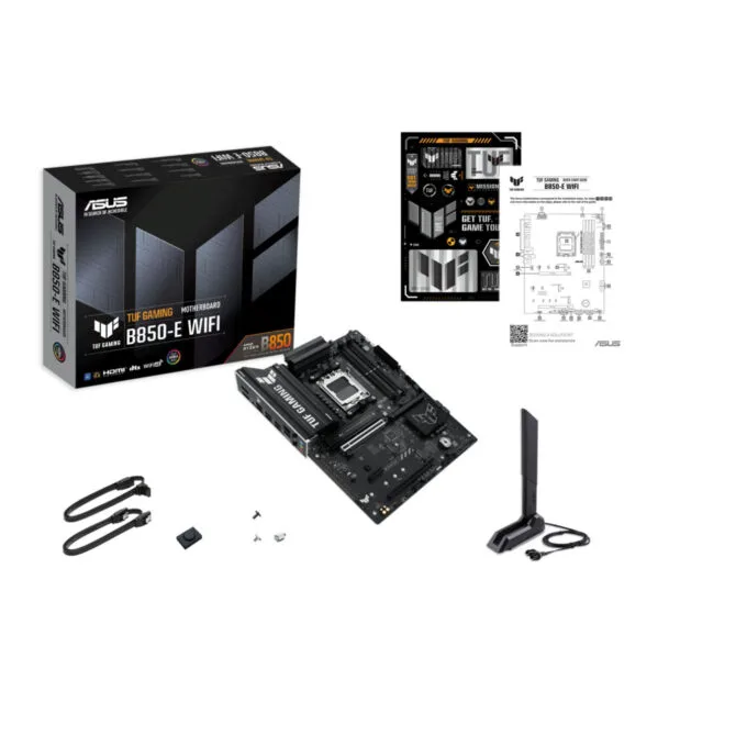 ASUS TUF B850 E WiFi (AM5) - ATX Motherboard, DDR5 256GB, 3x M.2 (PCIe5), Wi‑Fi 6E, Bluetooth 5.3, 2.5Gb LAN — image 4