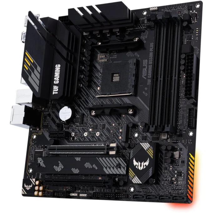 ASUS TUF Gaming B550M-PLUS - micro-ATX AM4 Motherboard, DDR4 (128GB), PCIe 4.0, M.2 & SATA — image 3