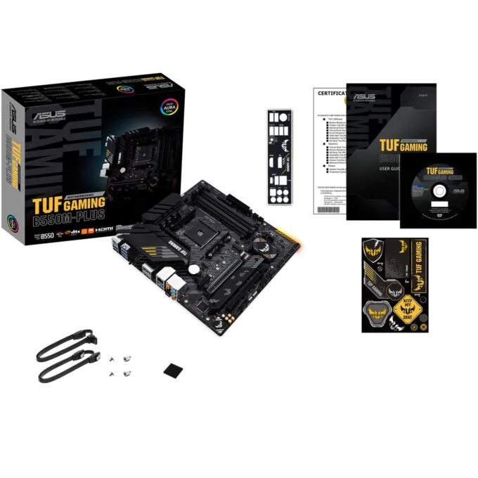 ASUS TUF Gaming B550M-PLUS - micro-ATX AM4 Motherboard, DDR4 (128GB), PCIe 4.0, M.2 & SATA — image 5