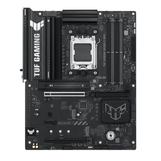 ASUS TUF Gaming B650E-E WIFI - AM5 ATX Motherboard - DDR5, 4 DIMM, 256GB Max, WiFi 6E, 2.5Gb LAN, BT5.3, Black — image 1