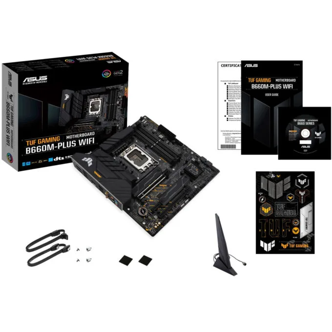 ASUS TUF GAMING B660M-PLUS WIFI - B660M-PLUS WIFI - microATX DDR5, 2x M.2, LGA1700, Wi-Fi 6 — image 7