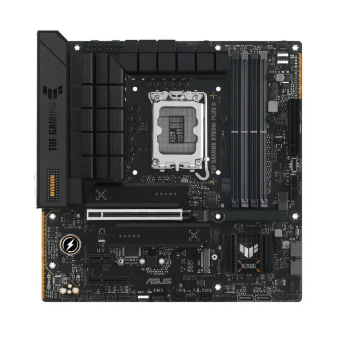 ASUS TUF GAMING B760M-PLUS II - LGA1700 - Micro-ATX, Intel B760, Up to 192GB RAM — image 1